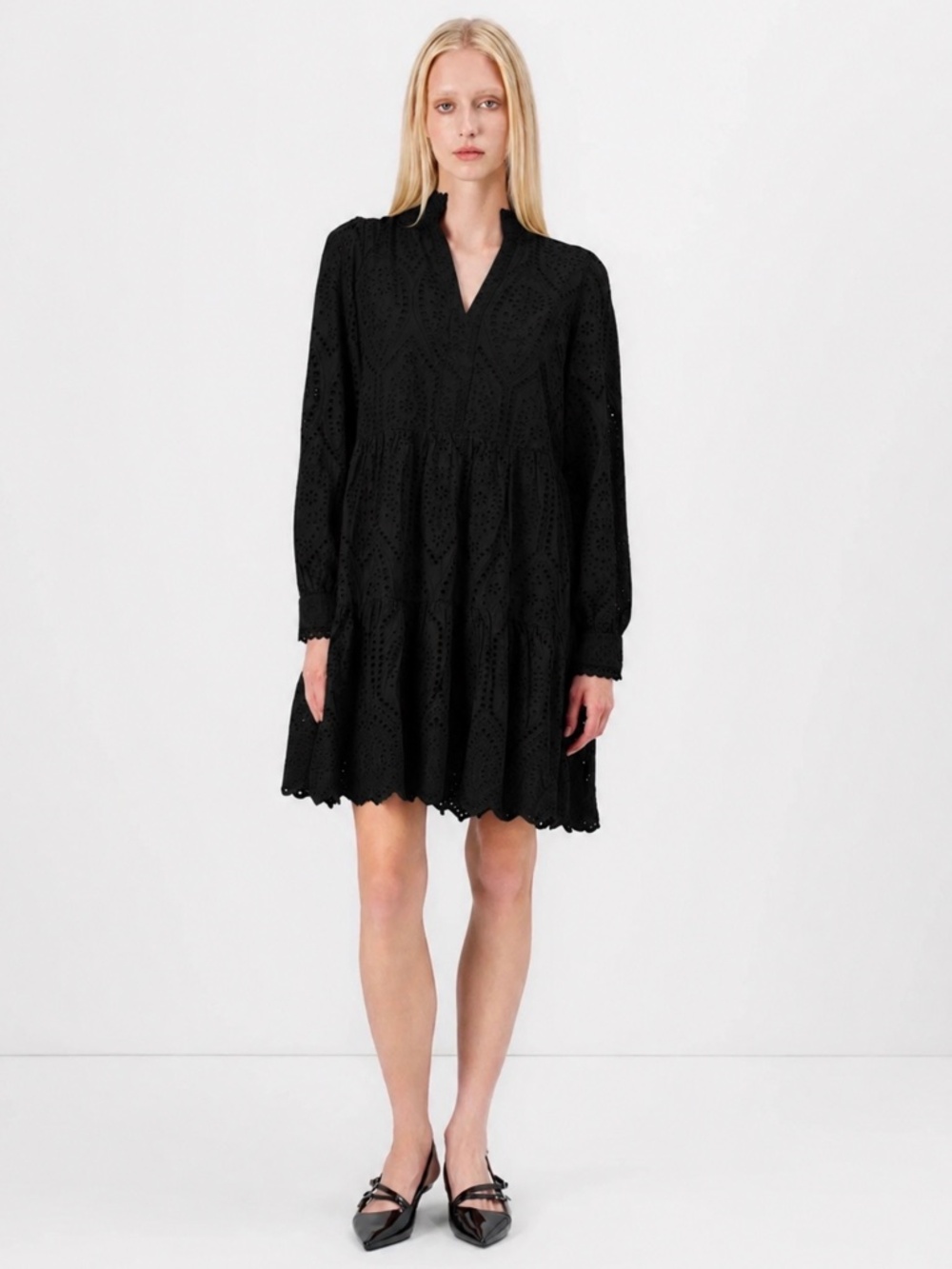 NWT Y.A.S Black Organic Cotton Dress XXL